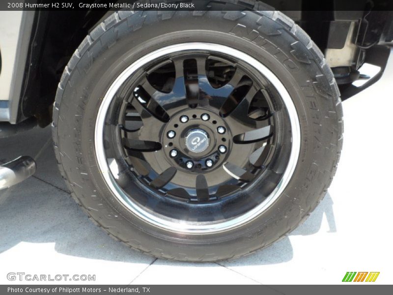 Graystone Metallic / Sedona/Ebony Black 2008 Hummer H2 SUV