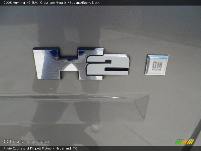 Graystone Metallic / Sedona/Ebony Black 2008 Hummer H2 SUV