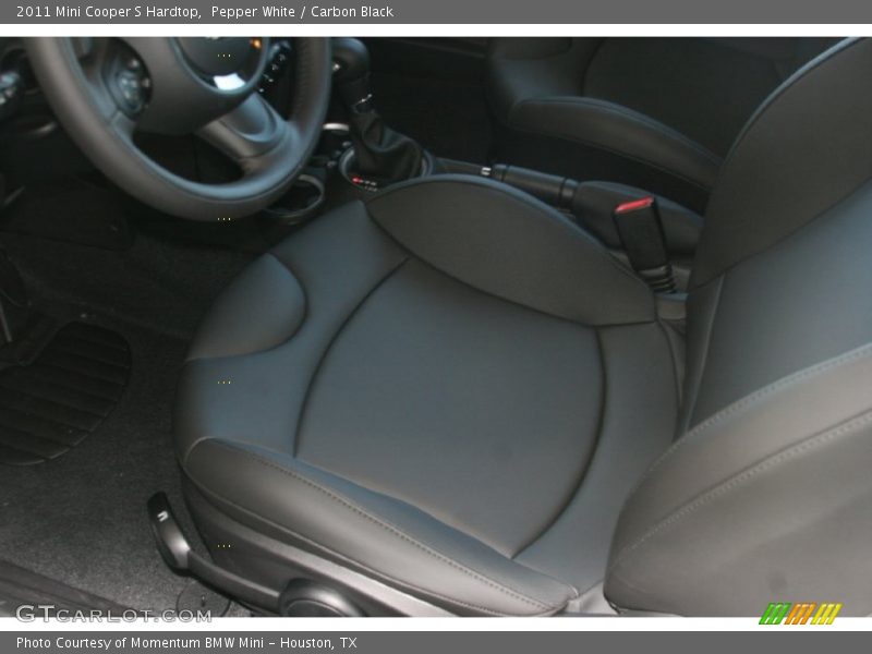 Pepper White / Carbon Black 2011 Mini Cooper S Hardtop
