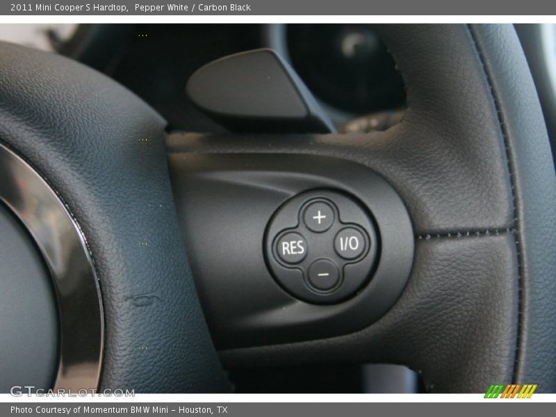 Pepper White / Carbon Black 2011 Mini Cooper S Hardtop