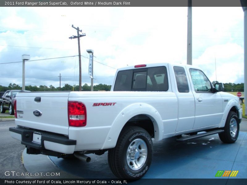 Oxford White / Medium Dark Flint 2011 Ford Ranger Sport SuperCab