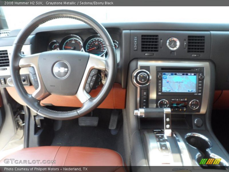 Graystone Metallic / Sedona/Ebony Black 2008 Hummer H2 SUV