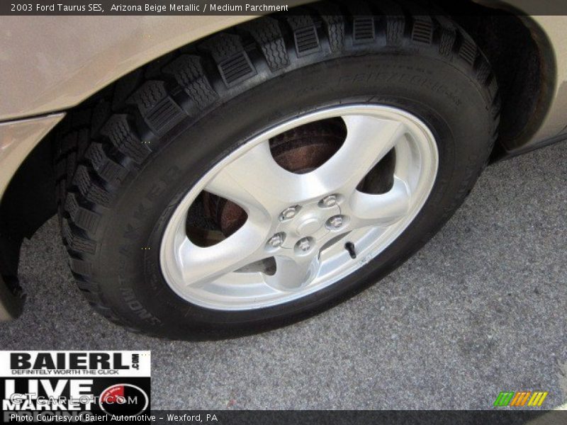 Arizona Beige Metallic / Medium Parchment 2003 Ford Taurus SES