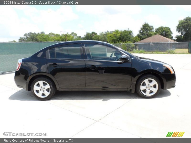 Super Black / Charcoal/Steel 2008 Nissan Sentra 2.0