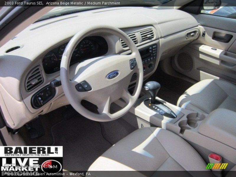 Arizona Beige Metallic / Medium Parchment 2003 Ford Taurus SES