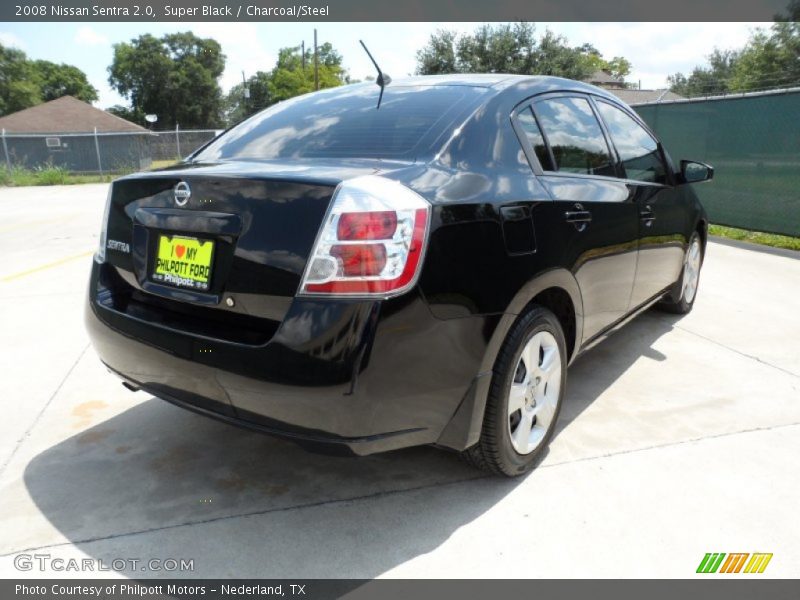 Super Black / Charcoal/Steel 2008 Nissan Sentra 2.0