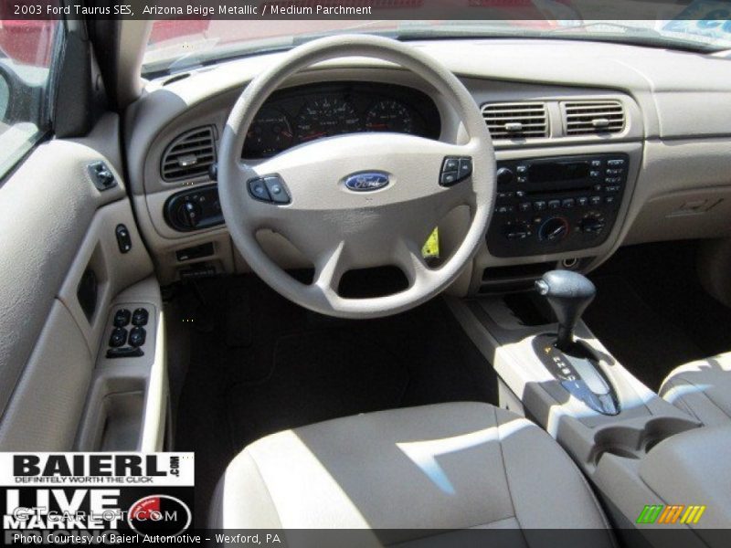 Arizona Beige Metallic / Medium Parchment 2003 Ford Taurus SES