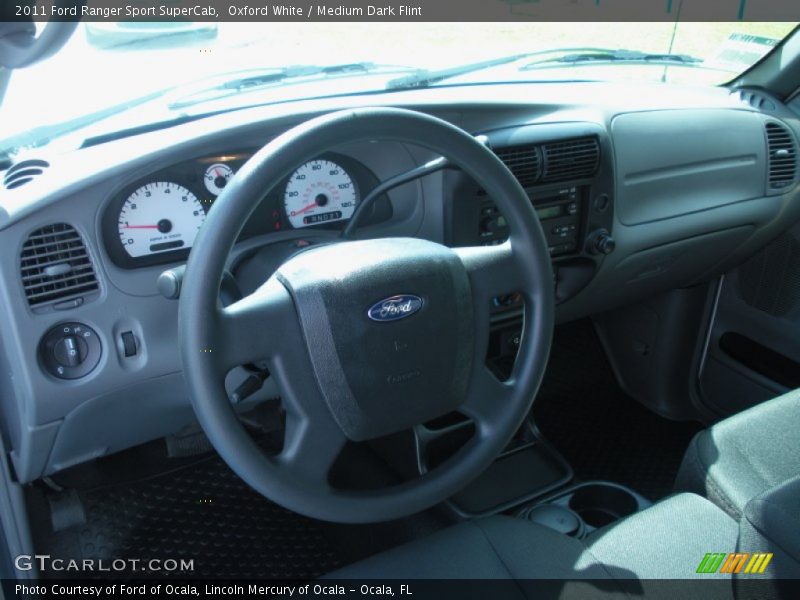 Oxford White / Medium Dark Flint 2011 Ford Ranger Sport SuperCab