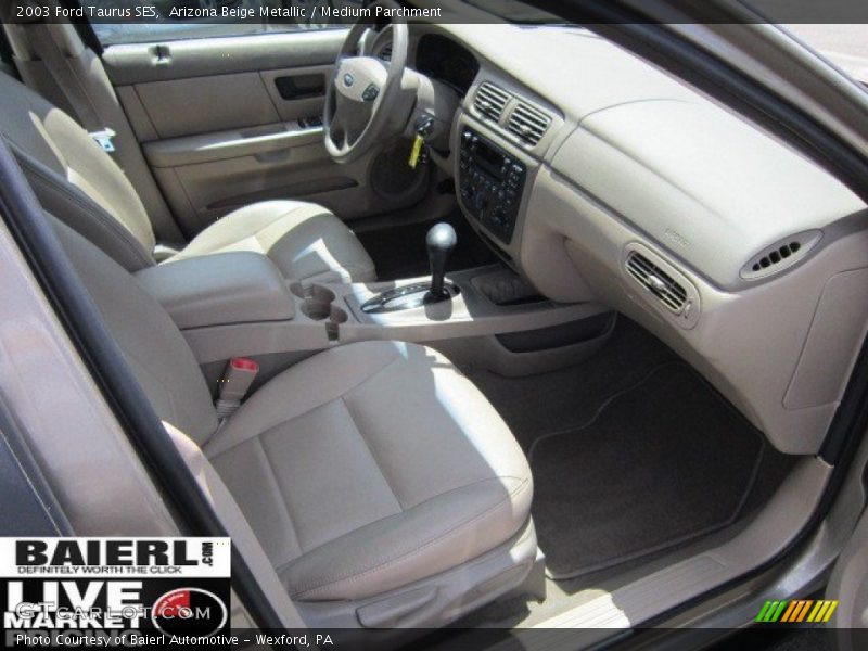 Arizona Beige Metallic / Medium Parchment 2003 Ford Taurus SES