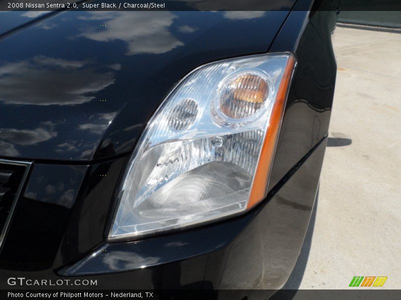 Super Black / Charcoal/Steel 2008 Nissan Sentra 2.0