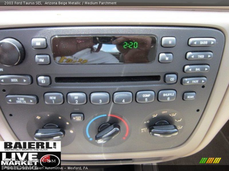 Arizona Beige Metallic / Medium Parchment 2003 Ford Taurus SES
