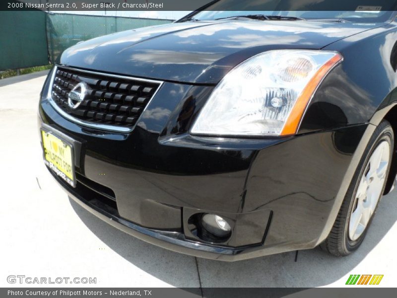 Super Black / Charcoal/Steel 2008 Nissan Sentra 2.0