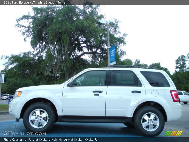 White Suede / Stone 2011 Ford Escape XLT