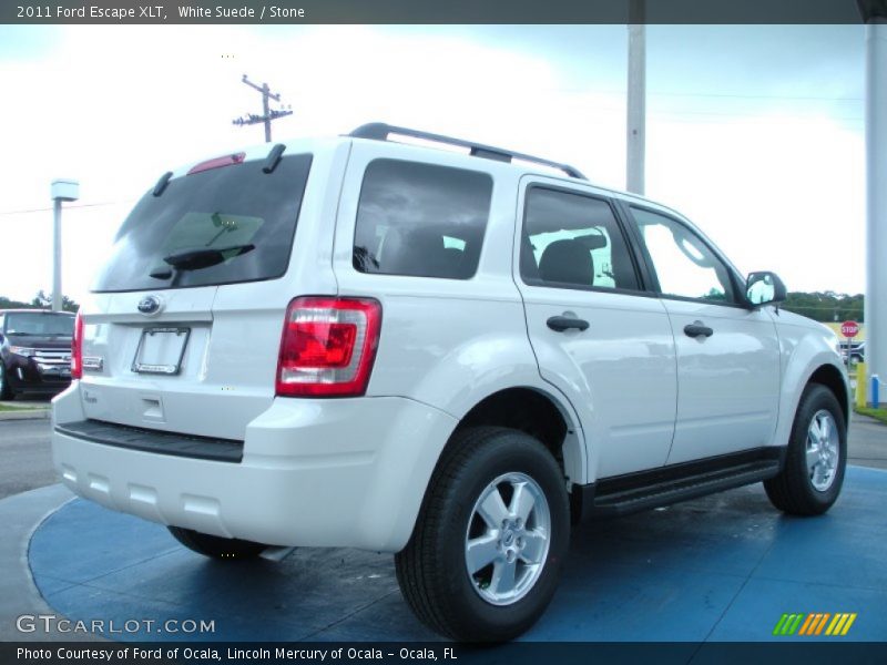 White Suede / Stone 2011 Ford Escape XLT