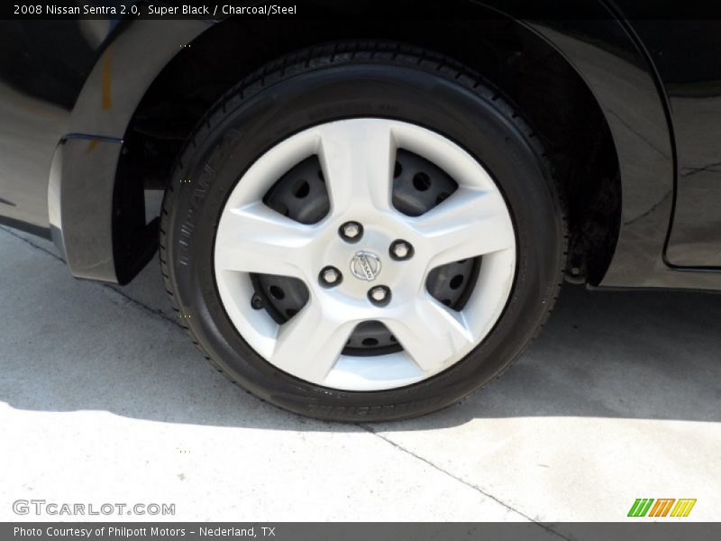 Super Black / Charcoal/Steel 2008 Nissan Sentra 2.0