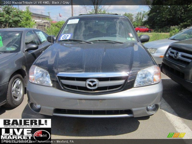 Black / Gray 2002 Mazda Tribute LX V6 4WD