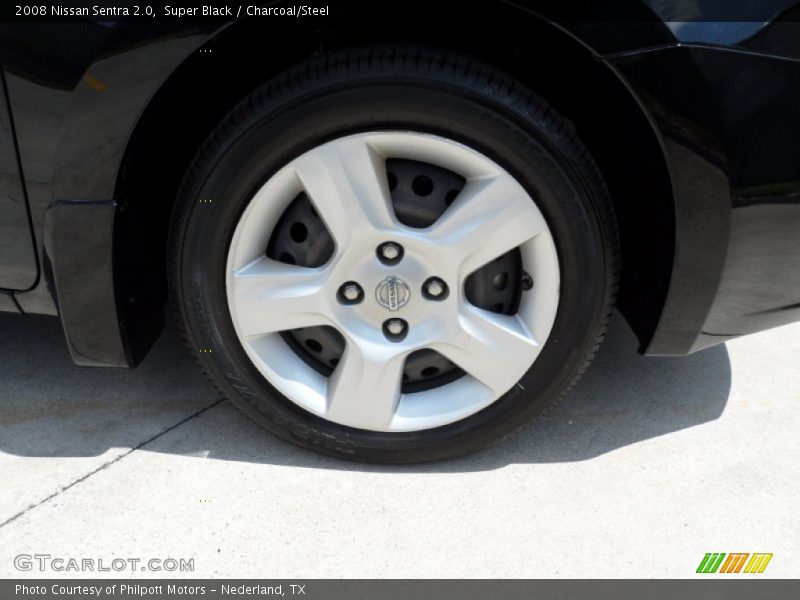Super Black / Charcoal/Steel 2008 Nissan Sentra 2.0