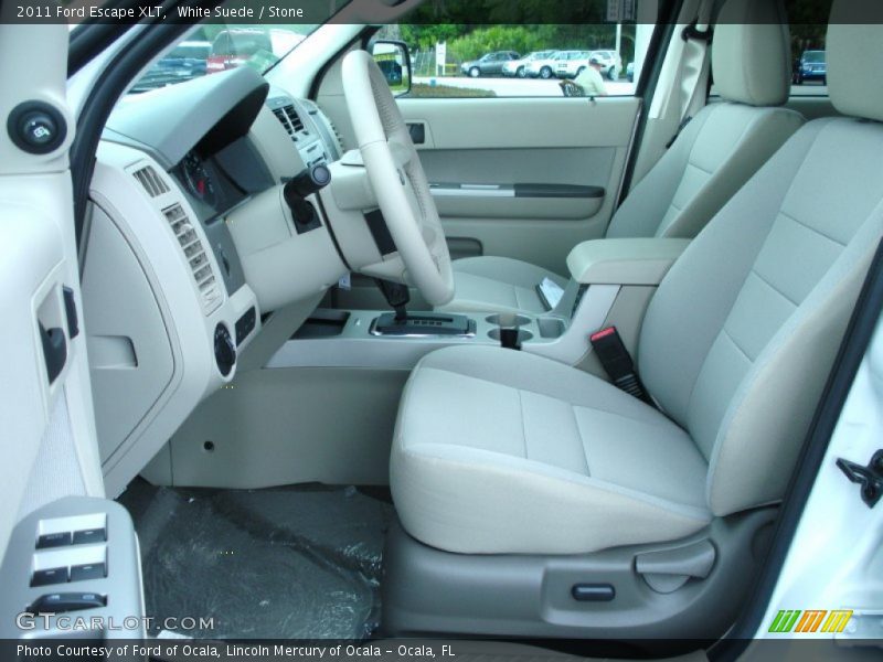 White Suede / Stone 2011 Ford Escape XLT