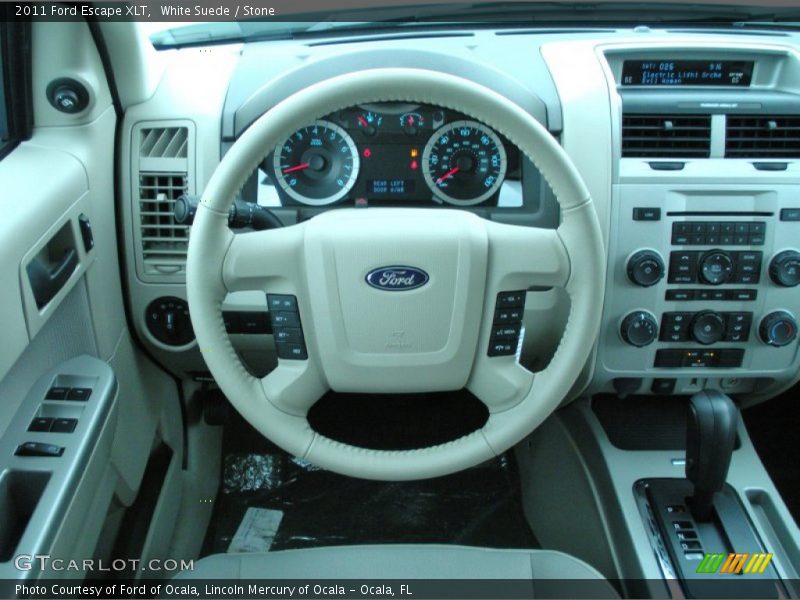 White Suede / Stone 2011 Ford Escape XLT