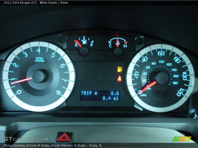 White Suede / Stone 2011 Ford Escape XLT