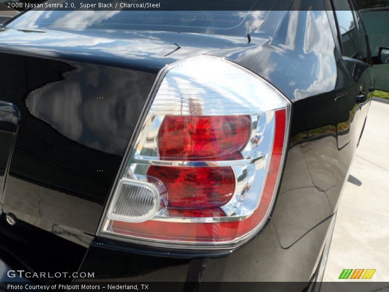 Super Black / Charcoal/Steel 2008 Nissan Sentra 2.0