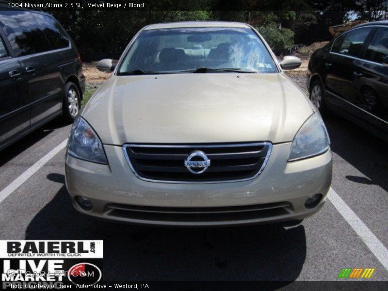 Velvet Beige / Blond 2004 Nissan Altima 2.5 SL