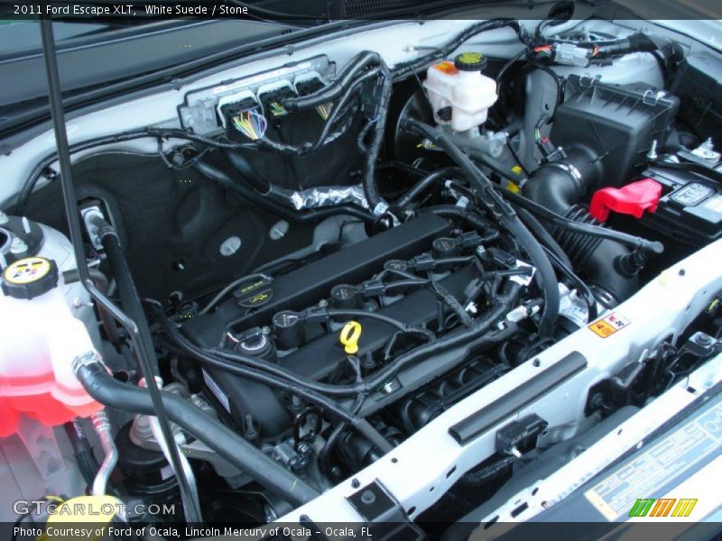 White Suede / Stone 2011 Ford Escape XLT