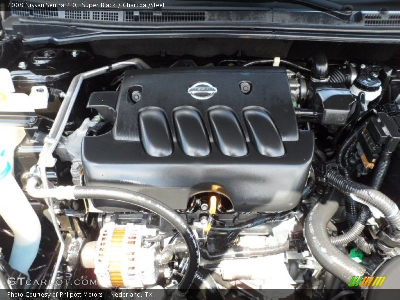 Super Black / Charcoal/Steel 2008 Nissan Sentra 2.0