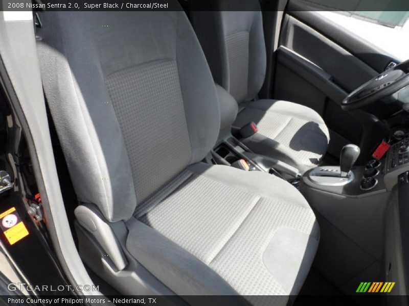 Super Black / Charcoal/Steel 2008 Nissan Sentra 2.0