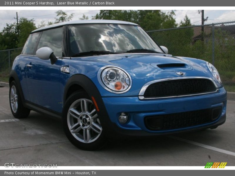 Laser Blue Metallic / Carbon Black 2011 Mini Cooper S Hardtop