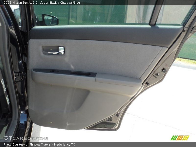 Super Black / Charcoal/Steel 2008 Nissan Sentra 2.0