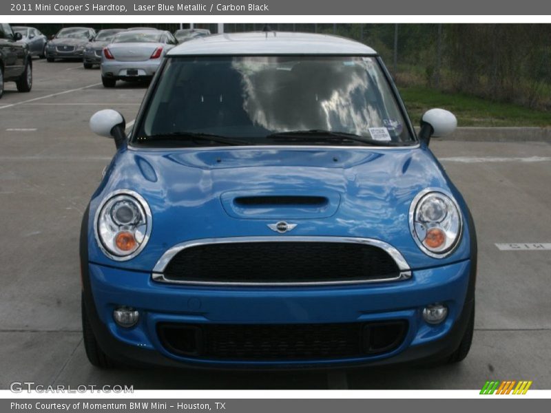 Laser Blue Metallic / Carbon Black 2011 Mini Cooper S Hardtop
