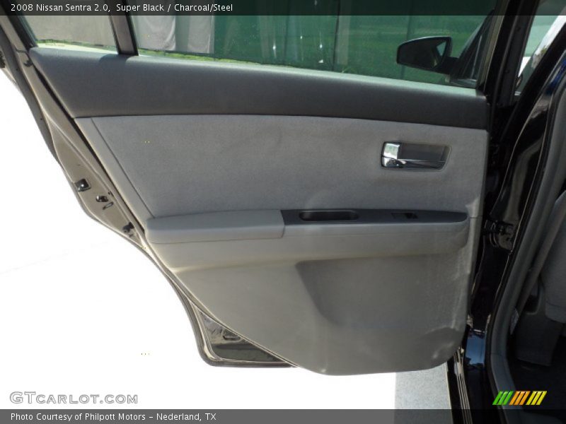 Super Black / Charcoal/Steel 2008 Nissan Sentra 2.0