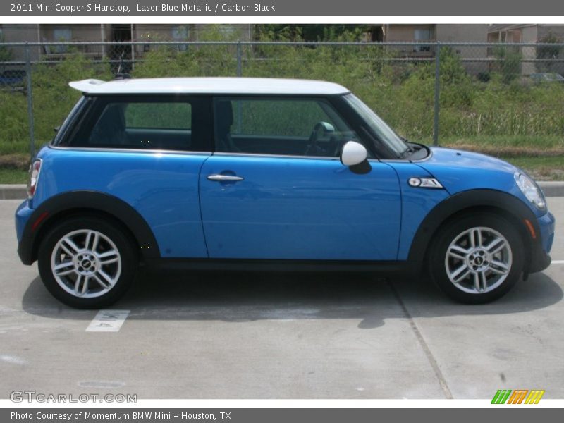 Laser Blue Metallic / Carbon Black 2011 Mini Cooper S Hardtop