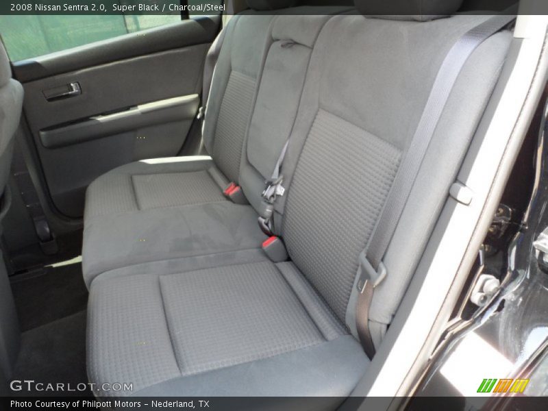 Super Black / Charcoal/Steel 2008 Nissan Sentra 2.0