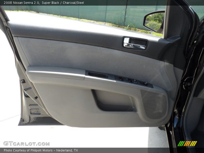 Super Black / Charcoal/Steel 2008 Nissan Sentra 2.0