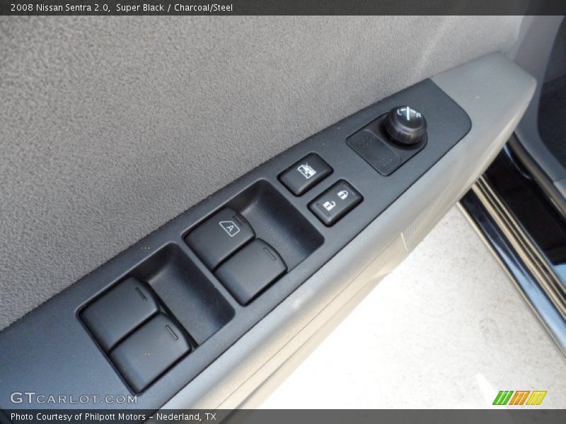 Super Black / Charcoal/Steel 2008 Nissan Sentra 2.0