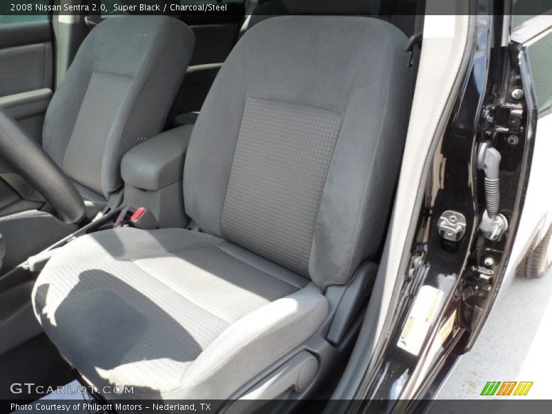 Super Black / Charcoal/Steel 2008 Nissan Sentra 2.0
