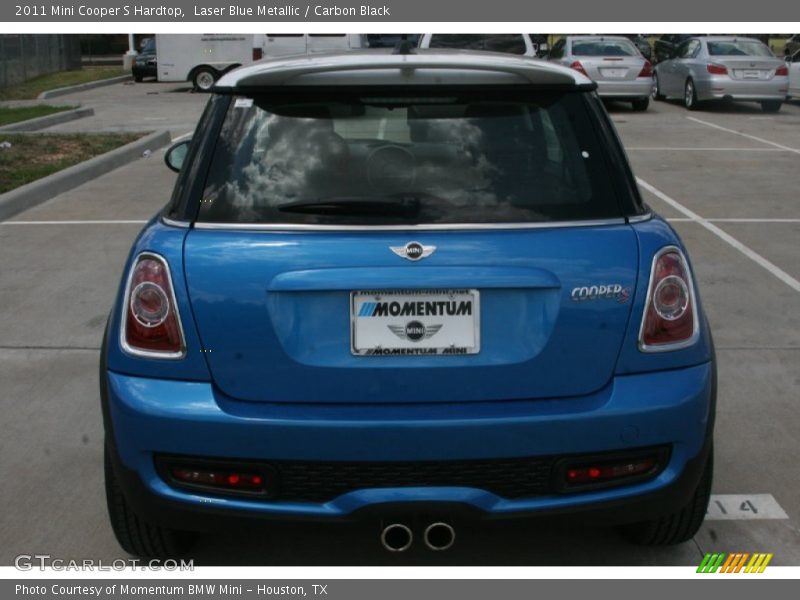 Laser Blue Metallic / Carbon Black 2011 Mini Cooper S Hardtop