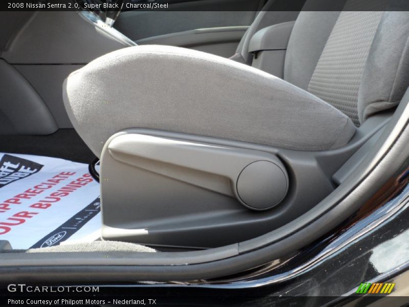 Super Black / Charcoal/Steel 2008 Nissan Sentra 2.0