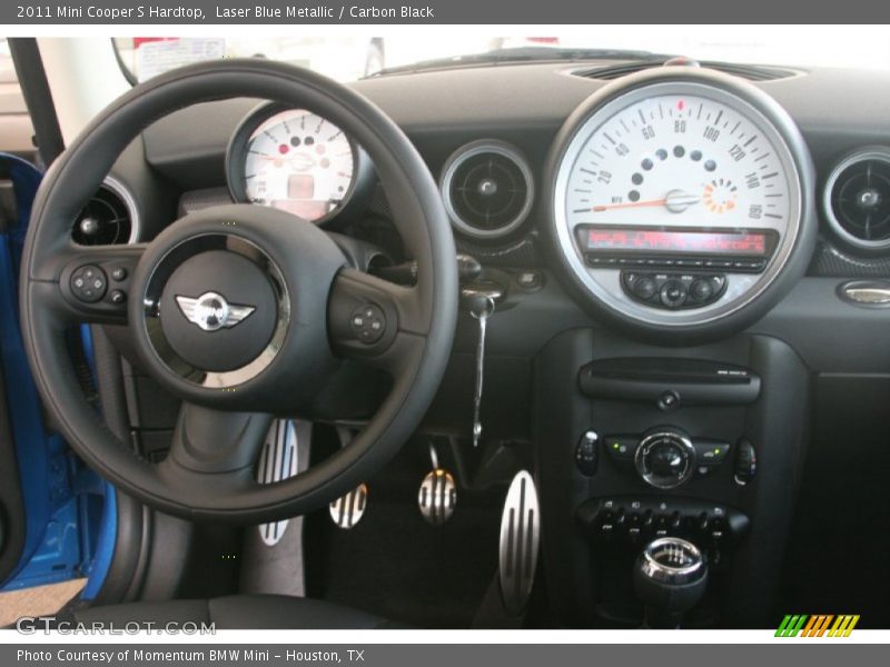 Laser Blue Metallic / Carbon Black 2011 Mini Cooper S Hardtop
