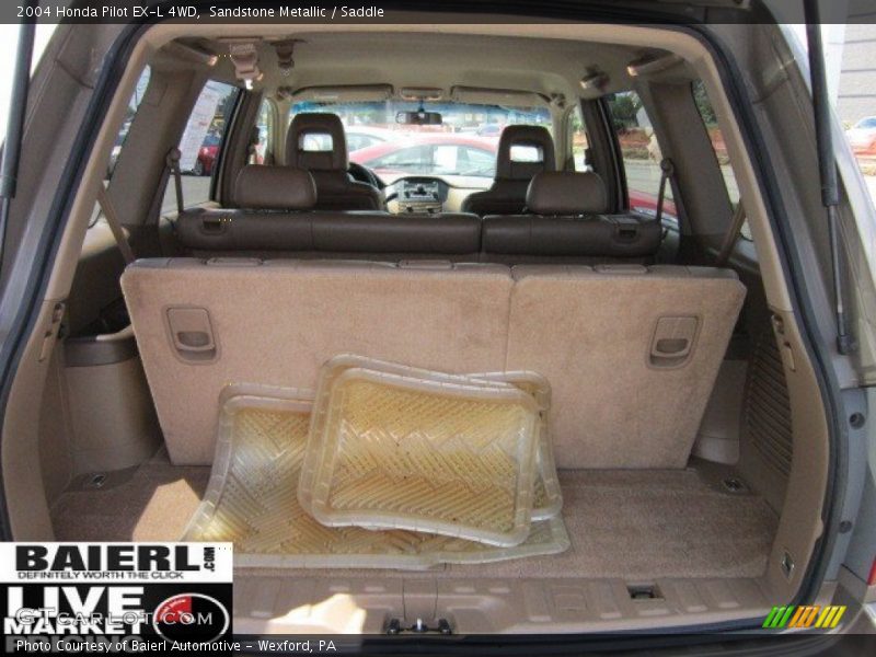 Sandstone Metallic / Saddle 2004 Honda Pilot EX-L 4WD