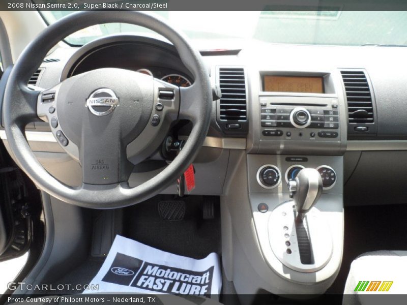 Super Black / Charcoal/Steel 2008 Nissan Sentra 2.0