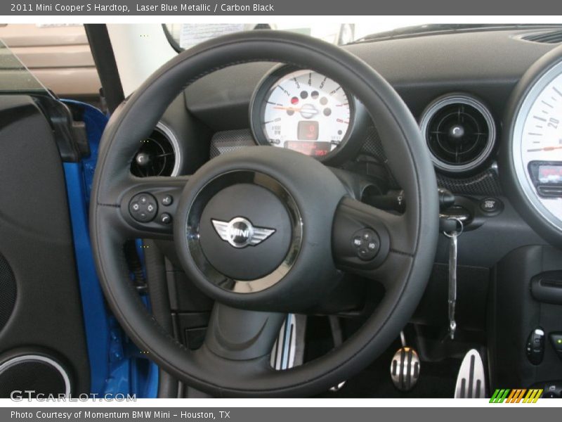 Laser Blue Metallic / Carbon Black 2011 Mini Cooper S Hardtop