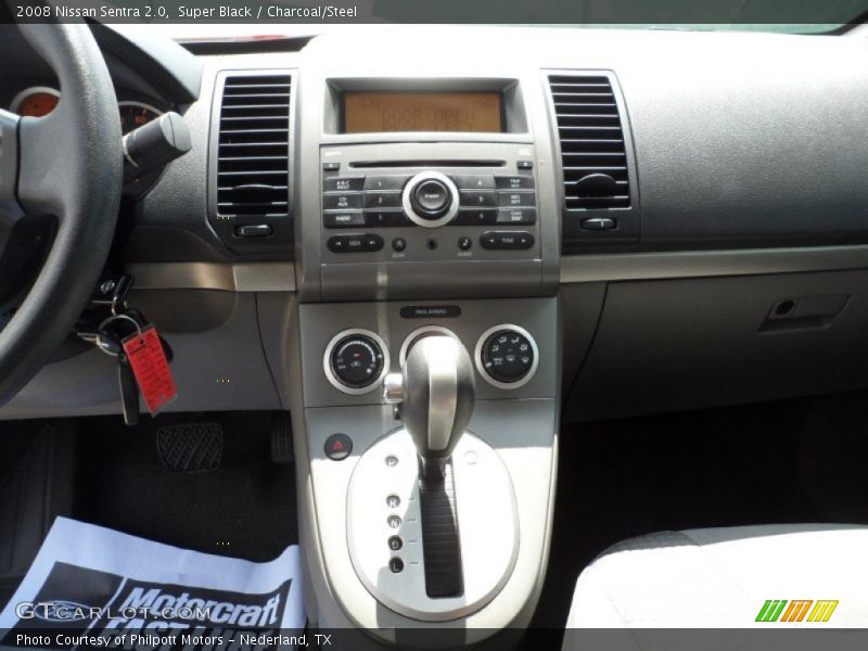 Super Black / Charcoal/Steel 2008 Nissan Sentra 2.0