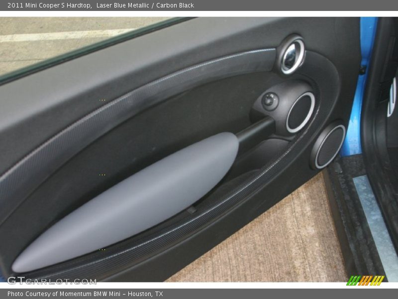 Laser Blue Metallic / Carbon Black 2011 Mini Cooper S Hardtop