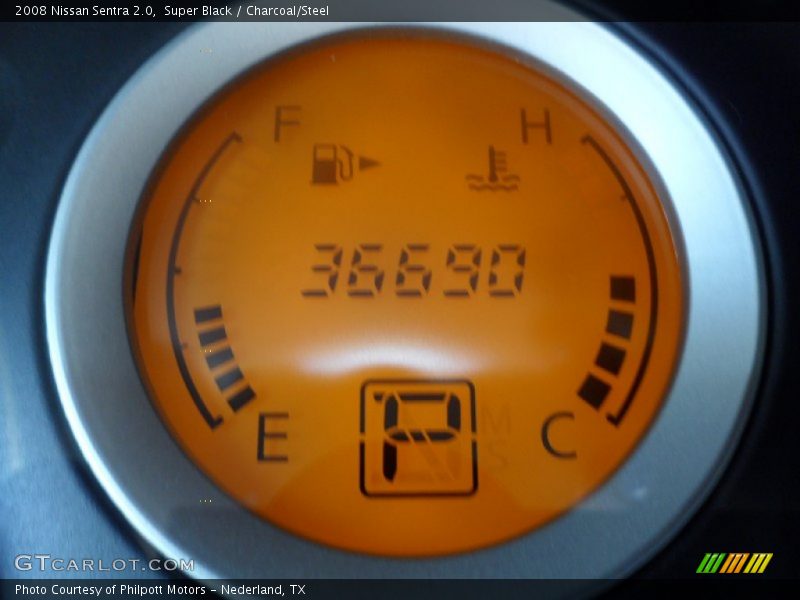 Super Black / Charcoal/Steel 2008 Nissan Sentra 2.0