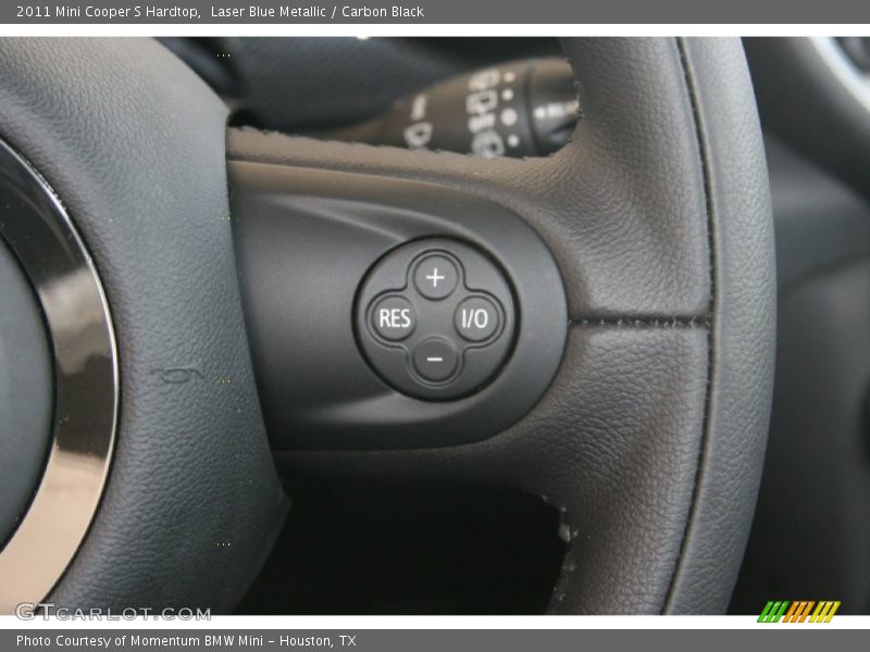Laser Blue Metallic / Carbon Black 2011 Mini Cooper S Hardtop