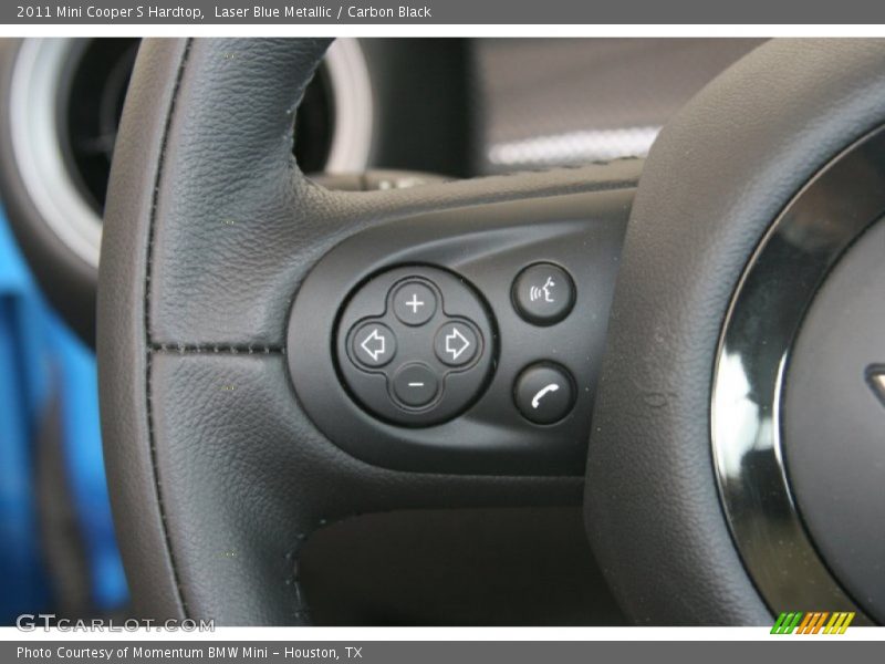 Laser Blue Metallic / Carbon Black 2011 Mini Cooper S Hardtop