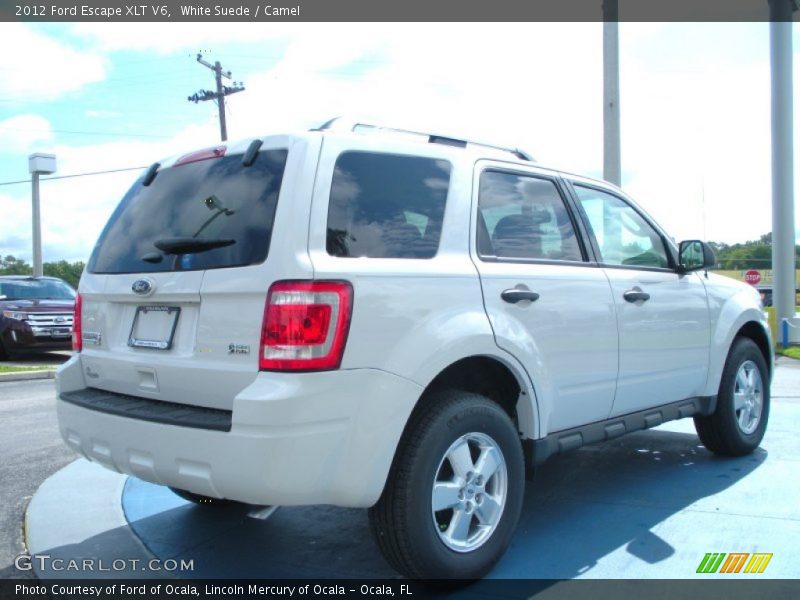 White Suede / Camel 2012 Ford Escape XLT V6